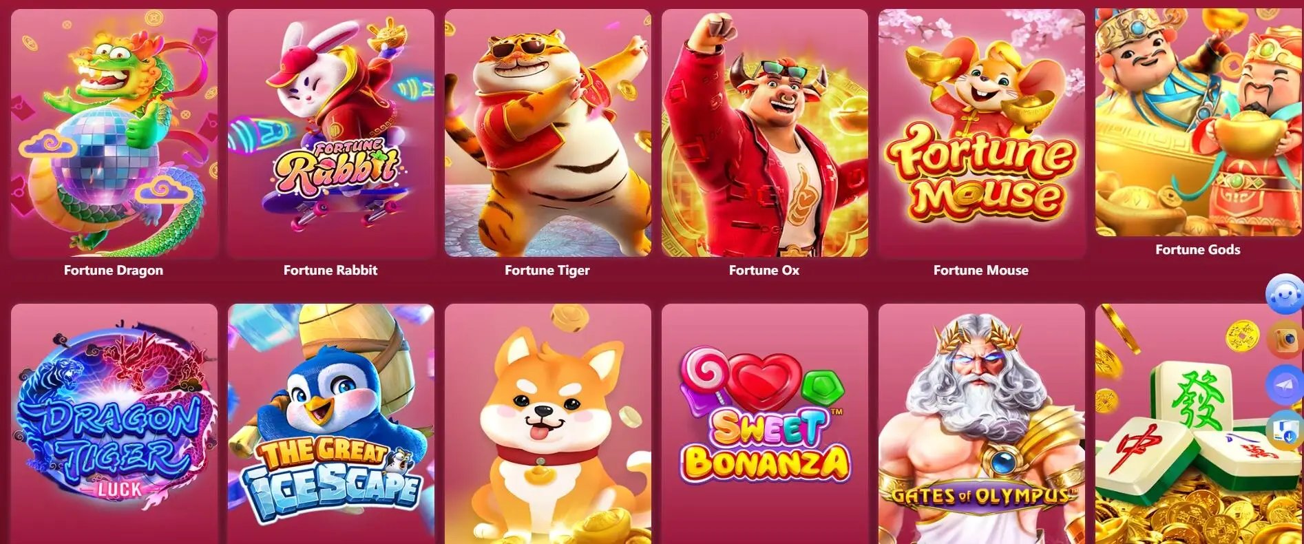 Pemain bermain permainan kasino online meriah4 di perangkat mobile